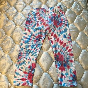 Capri kids tye dye leggings